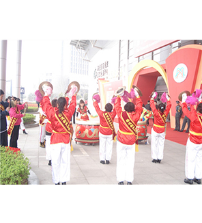 2016年6月公司鑼鼓隊參加中國非遺日活動演出